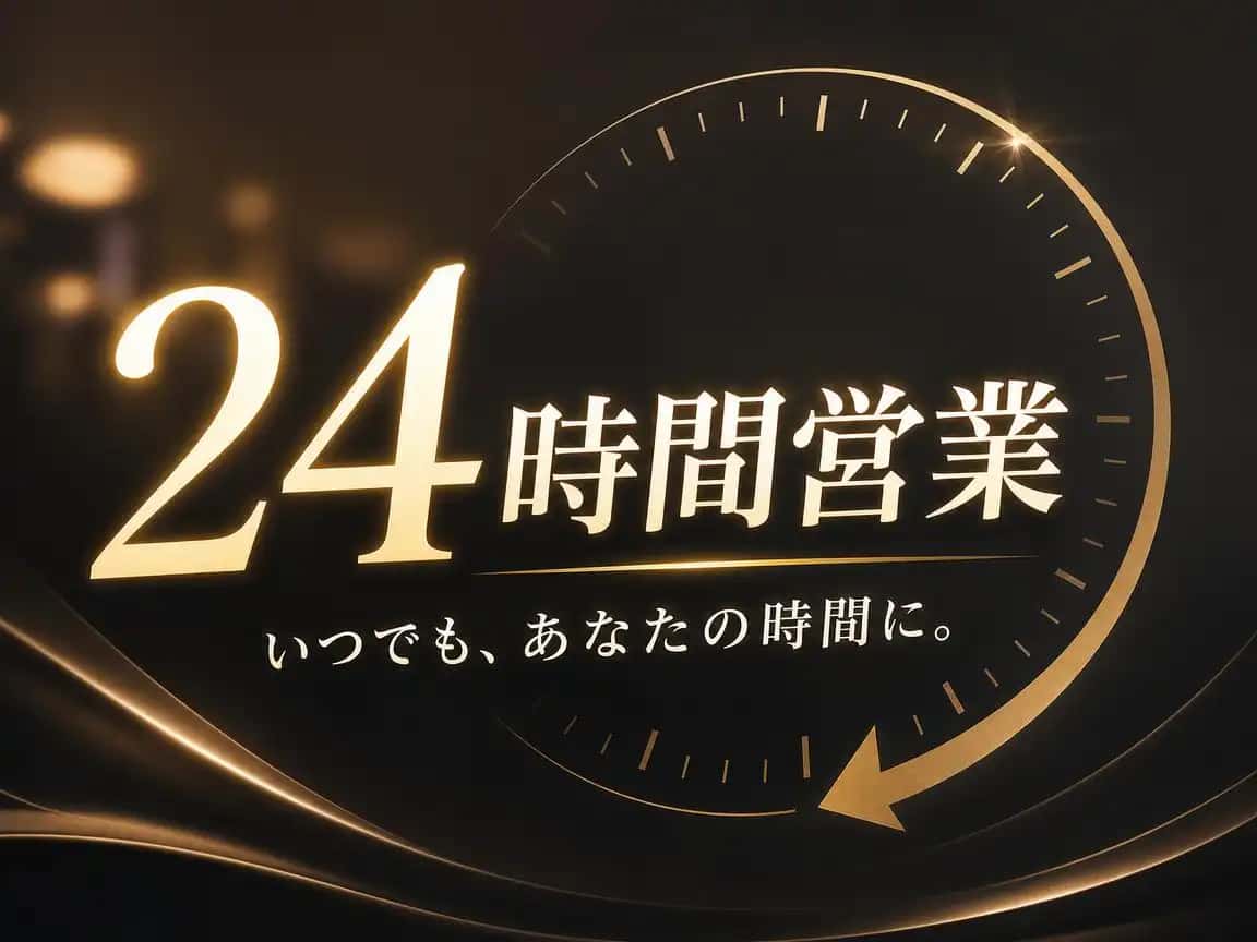 自分のライフスタイルに合わせられる「24時間・無人営業」